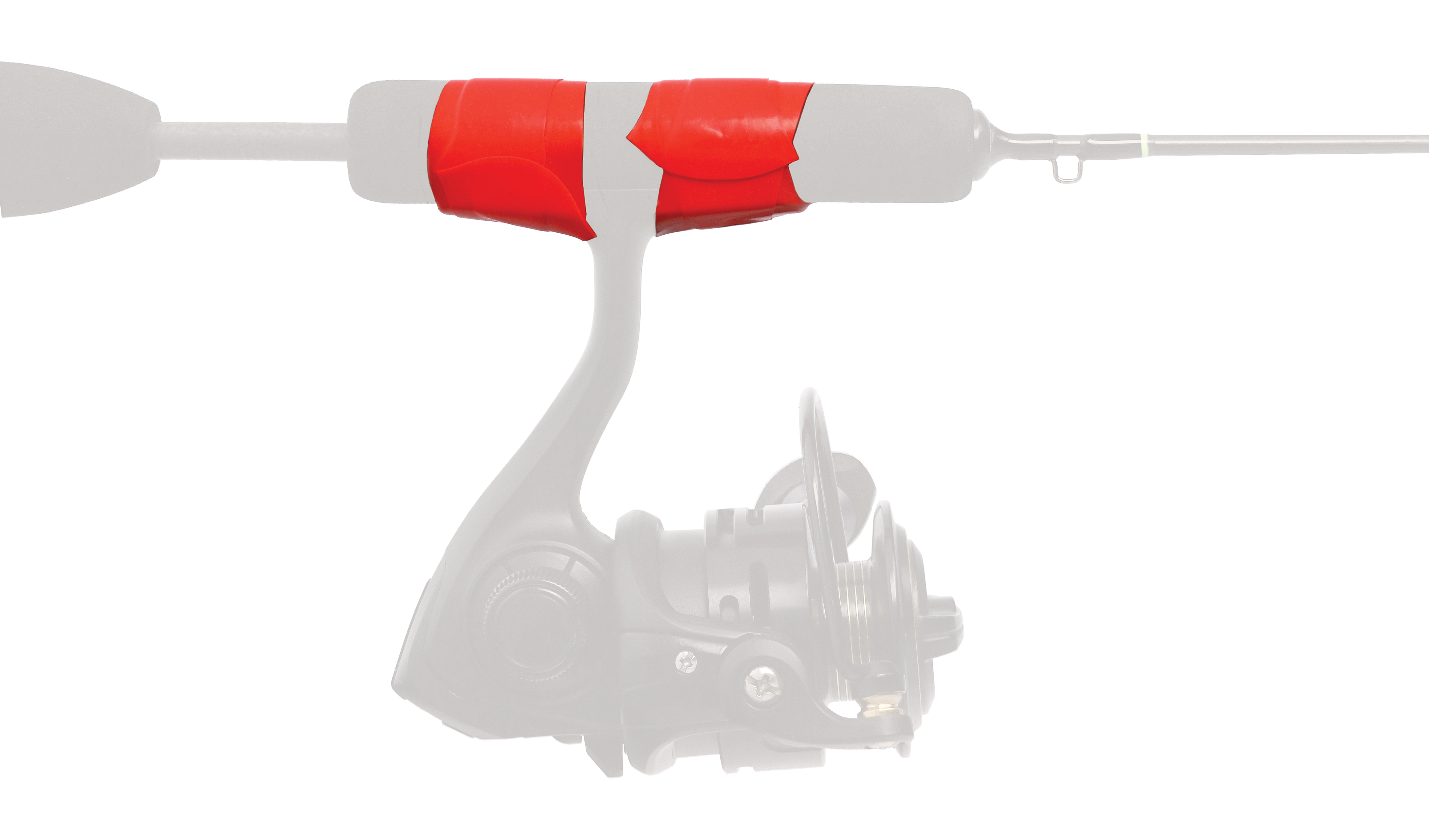 An image showing the silicone tape attached to a reel