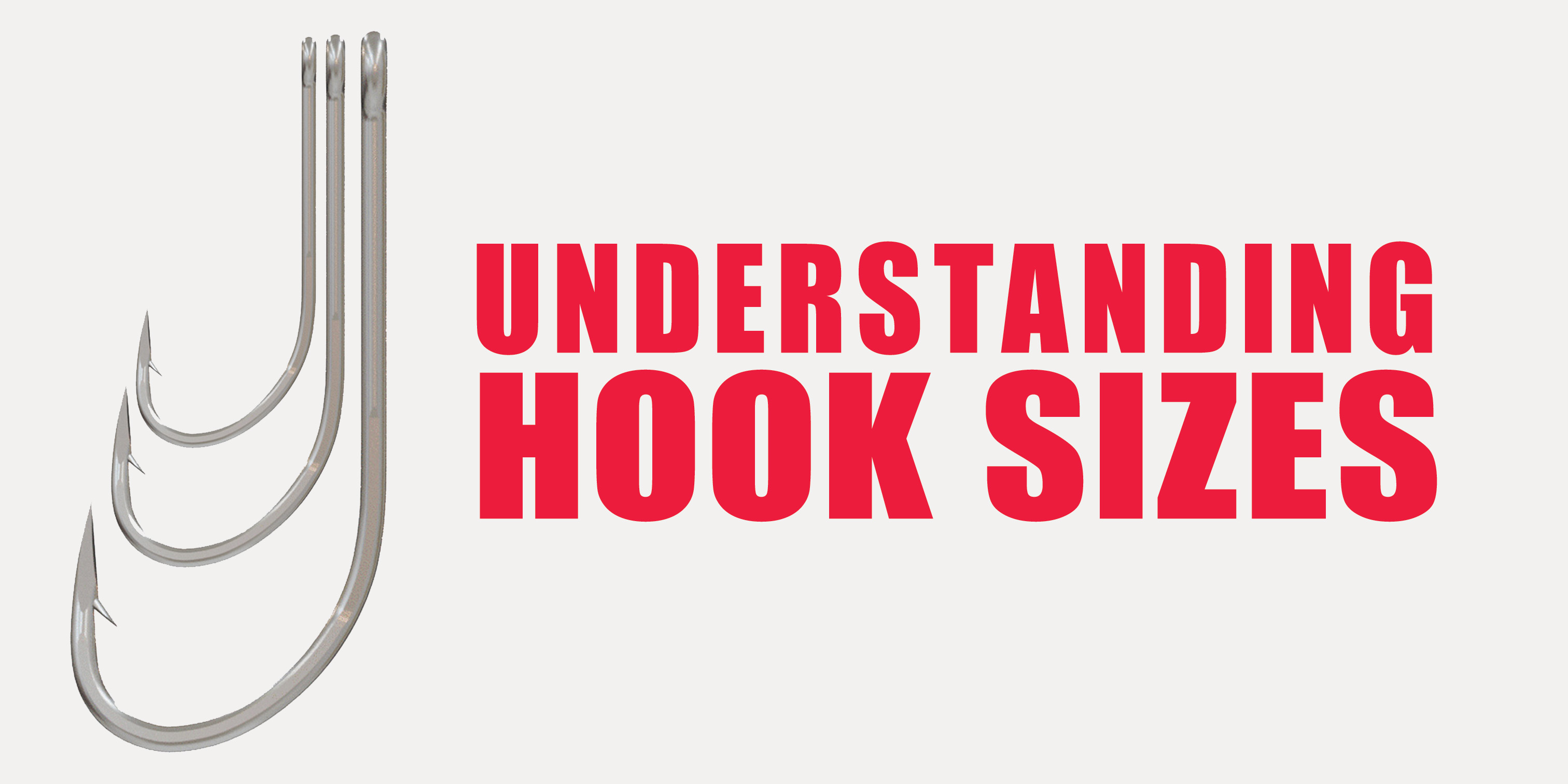 Shape and dimensions of each type of hook (numbers 9, 9.5, 10 and